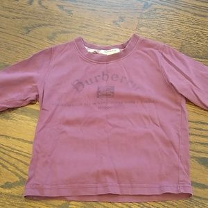 Burberry long sleeved shirt